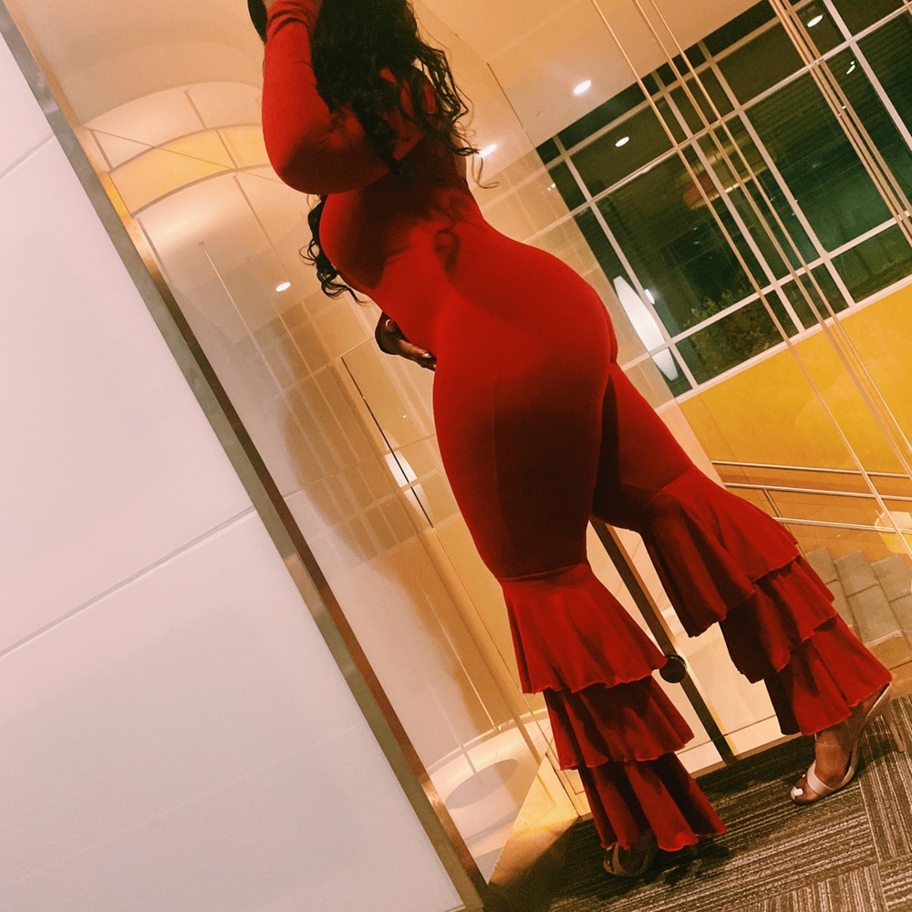 MIAMI FIESTA RED JUMPSUIT